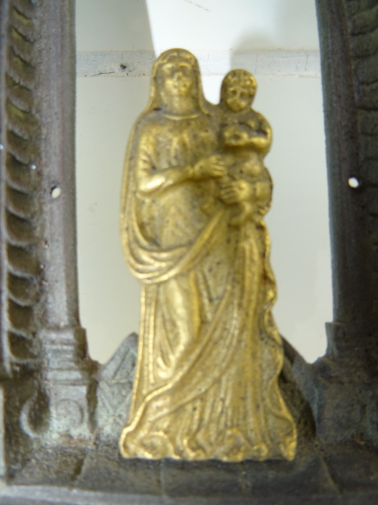 Antiek bronzen wijwatervat - Afbeelding 4