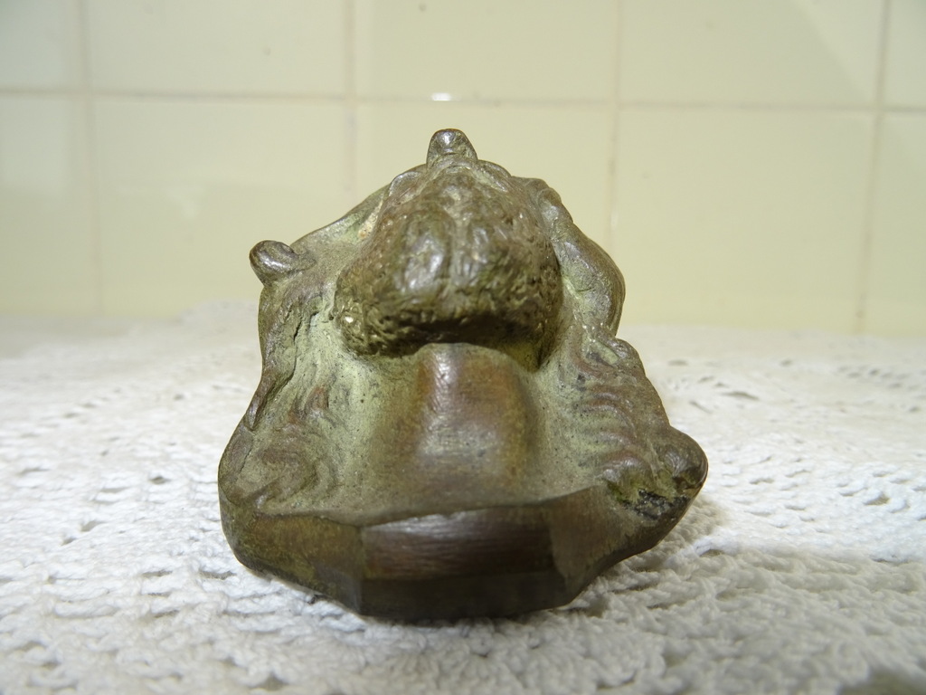 Antiek bronzen wijwatervat - Afbeelding 9