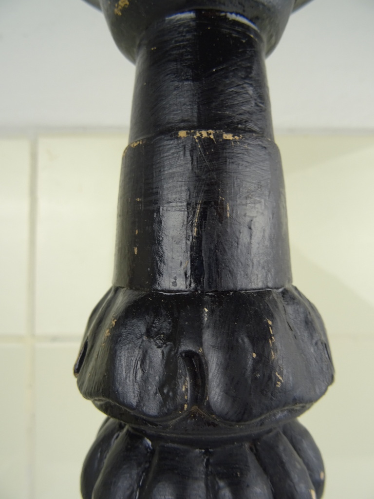 Set antieke houten kandelaars - Afbeelding 23