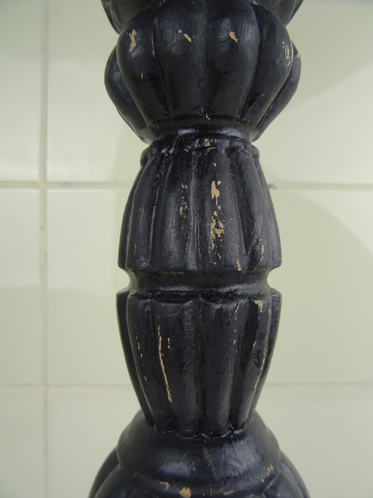 Set antieke houten kandelaars - Afbeelding 24