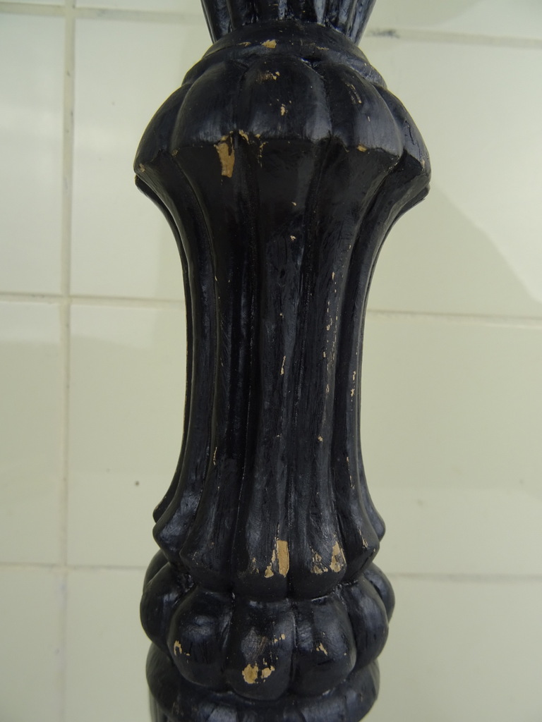 Set antieke houten kandelaars - Afbeelding 25