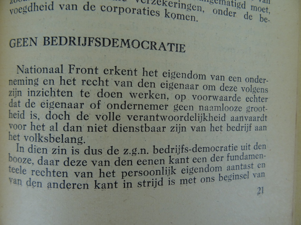 Wat wil Nationaal Front door Arnold Meijer Wat wil Nationaal Front door Arnold Meijer