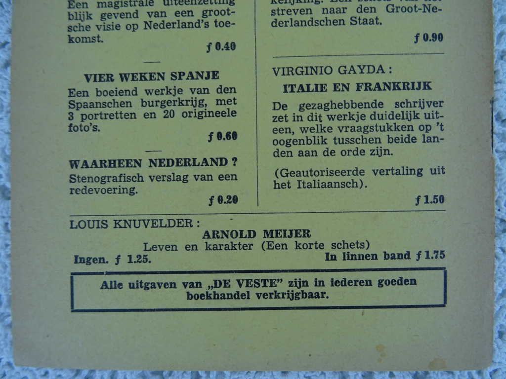 Wat wil Nationaal Front door Arnold Meijer Wat wil Nationaal Front door Arnold Meijer