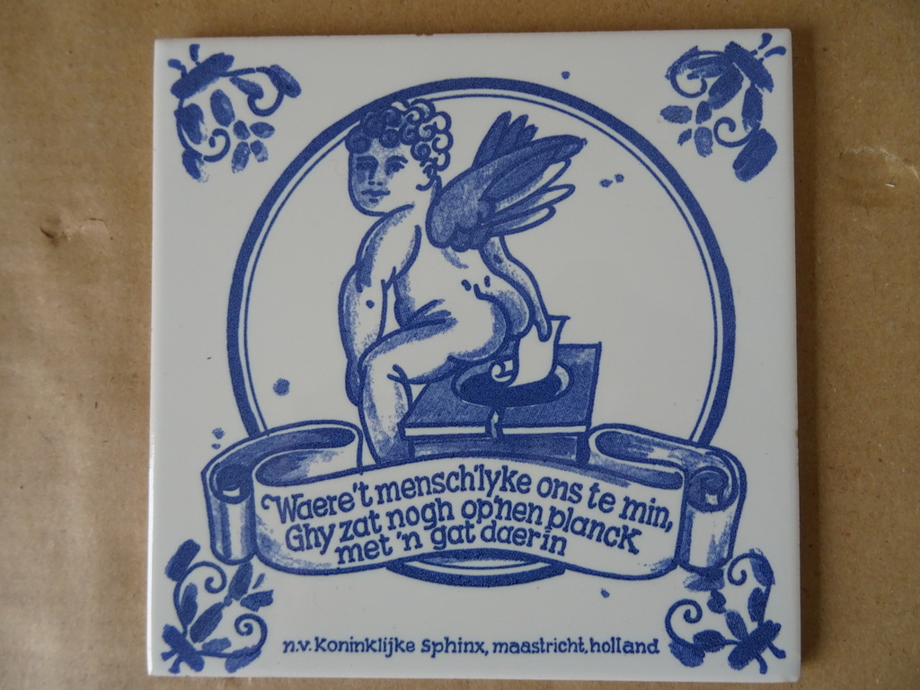 Delfts blauwe tegel met spreuk - Afbeelding 18