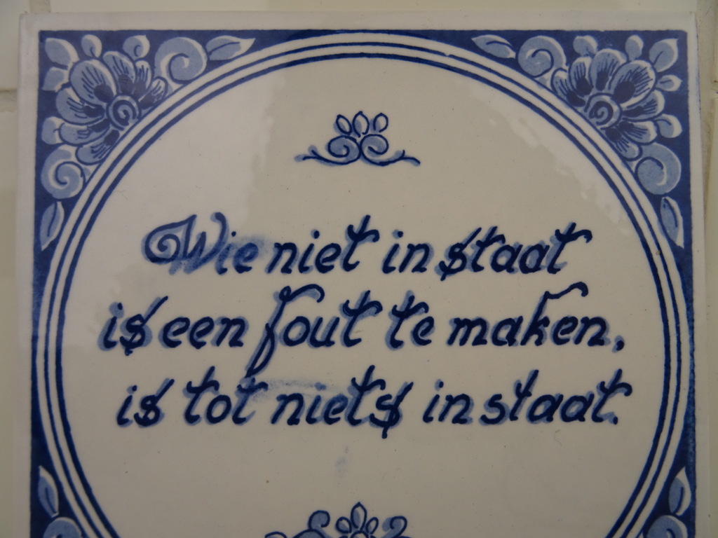 Antieke Delfts blauwe tegel - Afbeelding 2