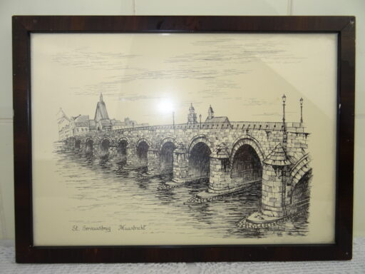 Prent St. Servaasbrug Maastricht Schiffeleers