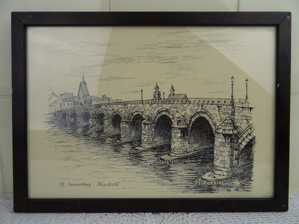 Prent St. Servaasbrug Maastricht Schiffeleers - Afbeelding 3