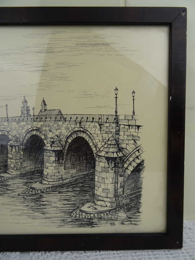 Prent St. Servaasbrug Maastricht Schiffeleers - Afbeelding 5