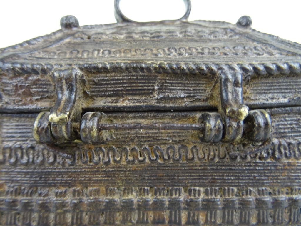 Antiek bronzen kistje Nepal - Afbeelding 18