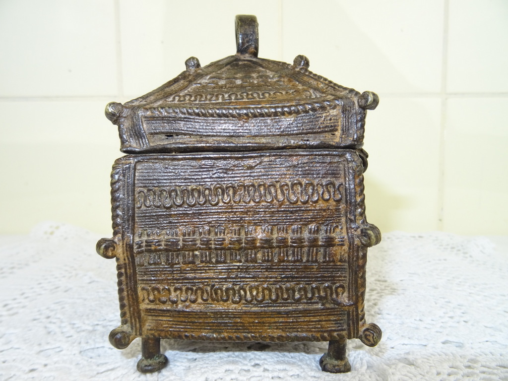 Antiek bronzen kistje Nepal - Afbeelding 20