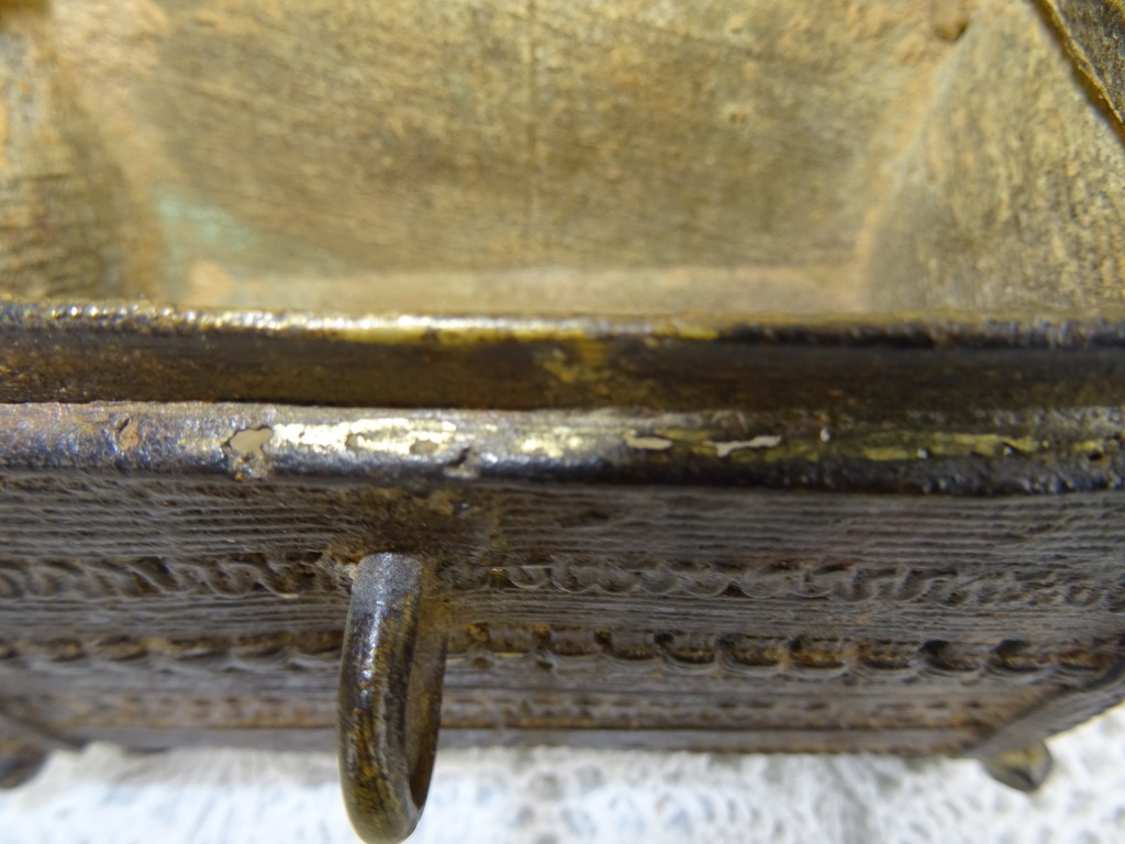 Antiek bronzen kistje Nepal - Afbeelding 23