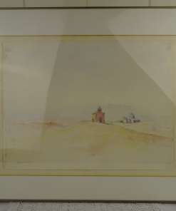 Aquarel Piet van den Boog 1979