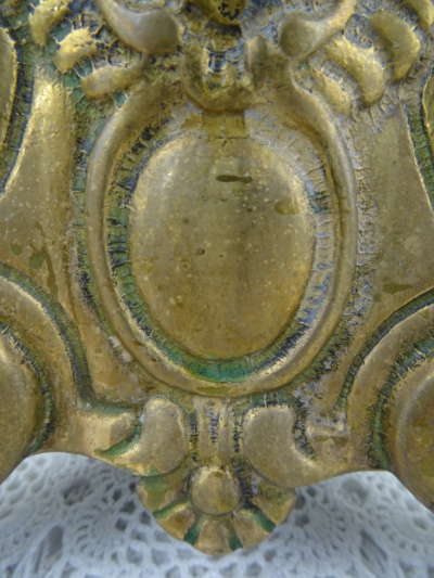 Enorme antieke bronzen kandelaar