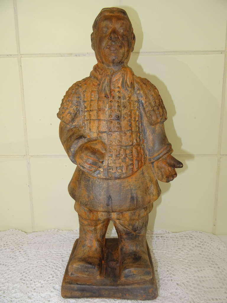 Antiek Chinees beeld terracotta leger