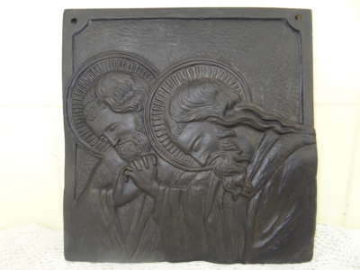 Antieke plaquette Jezus Christus