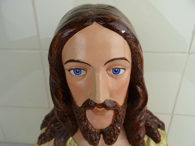 Antiek borstbeeld Jezus Jean Carli