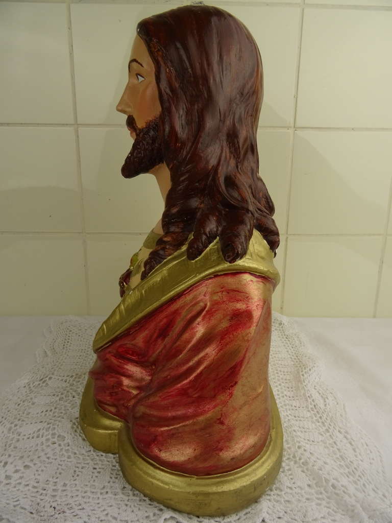 Antiek borstbeeld Jezus Jean Carli