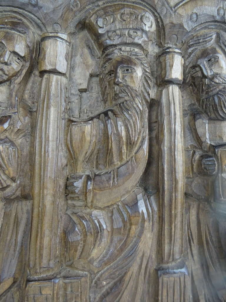 Antiek houtsnijwerk Heilige Maria