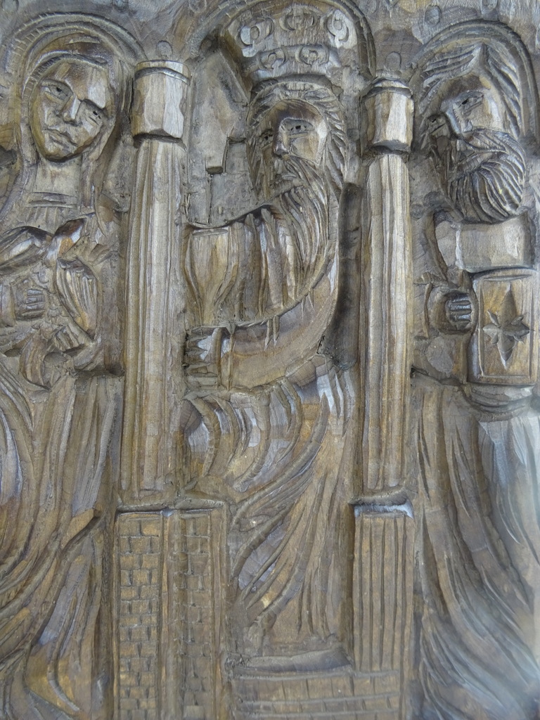 Antiek houtsnijwerk Heilige Maria