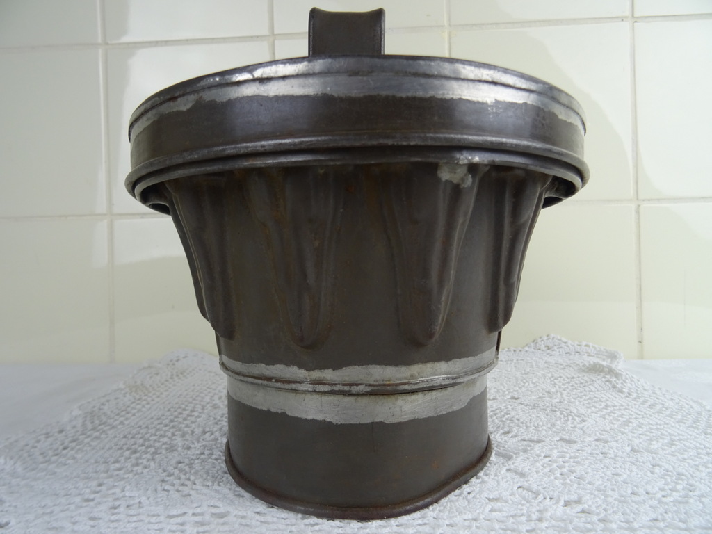 Vintage metalen puddingvorm - Afbeelding 7
