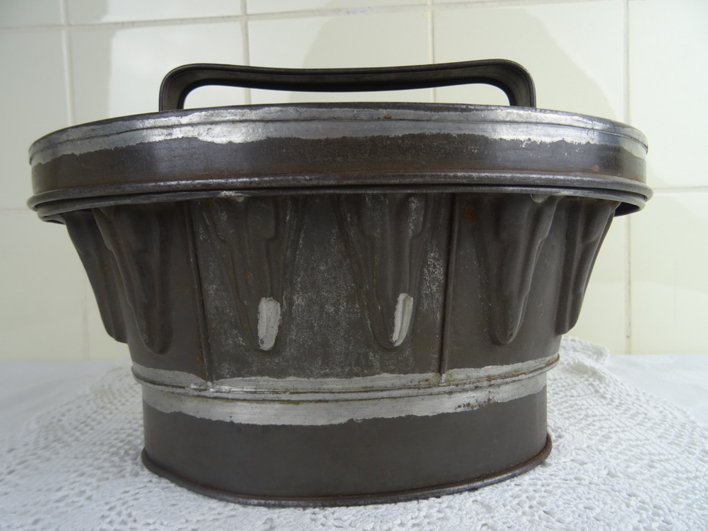 Vintage metalen puddingvorm - Afbeelding 8