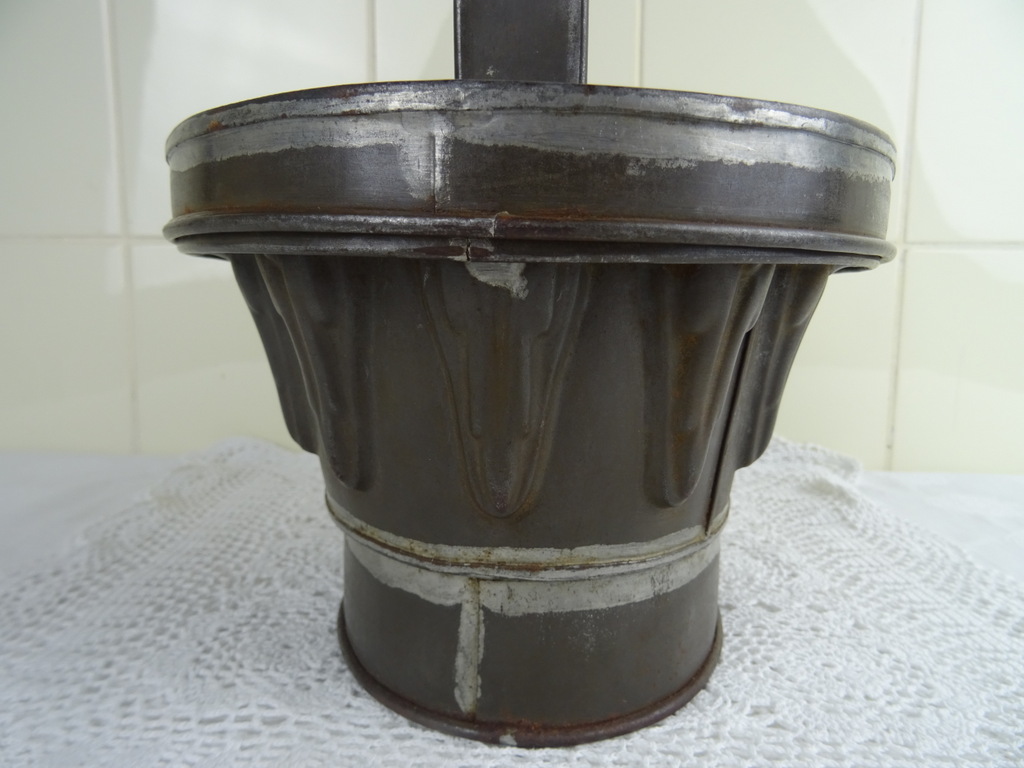 Vintage metalen puddingvorm - Afbeelding 10