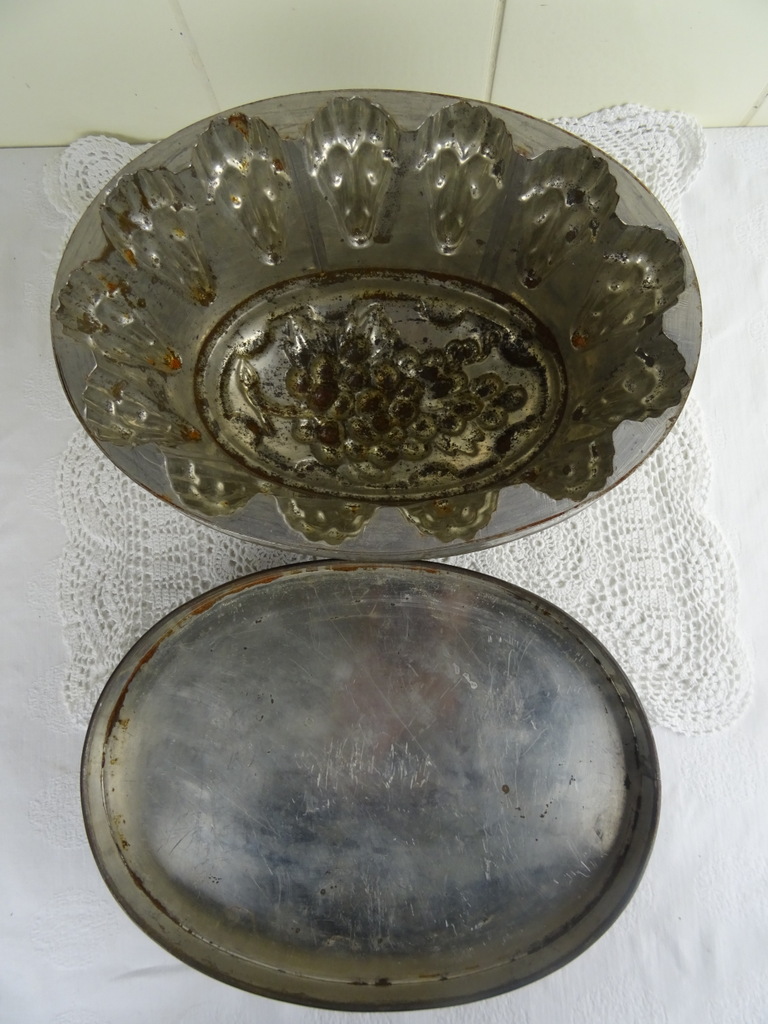 Vintage metalen puddingvorm - Afbeelding 12