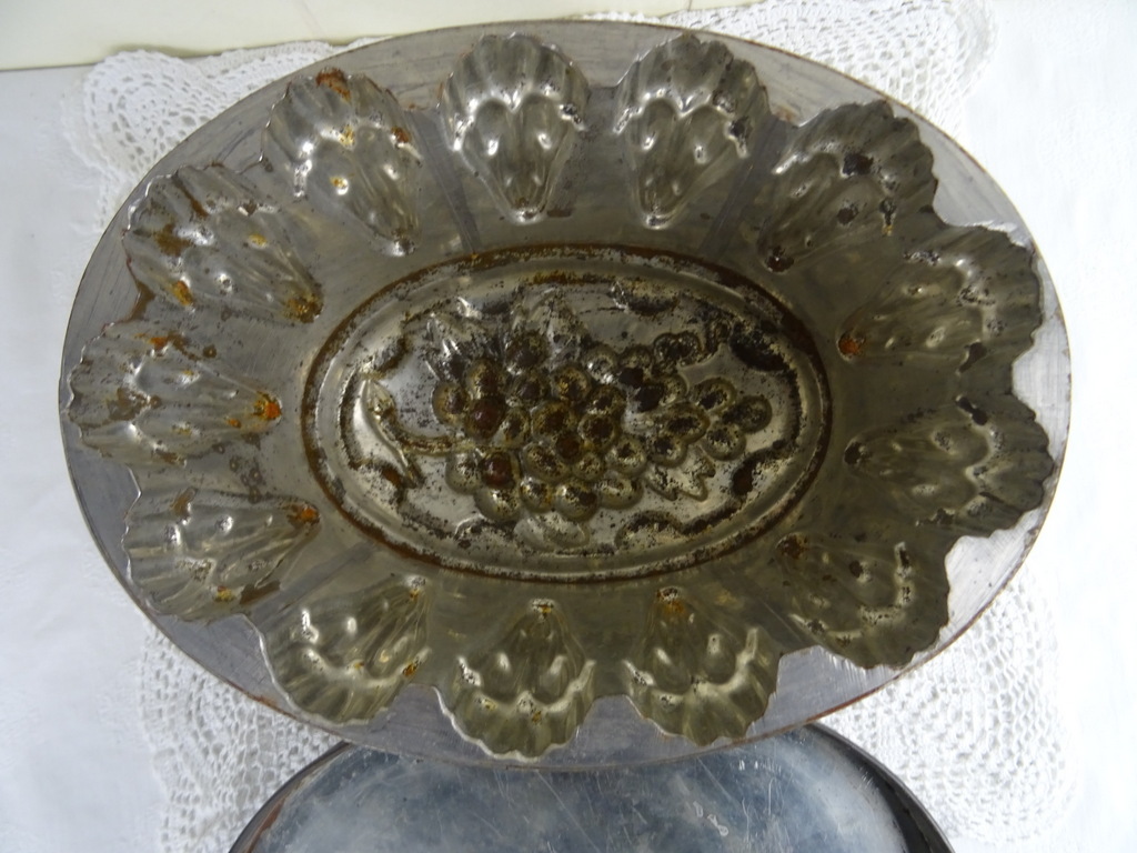 Vintage metalen puddingvorm - Afbeelding 13