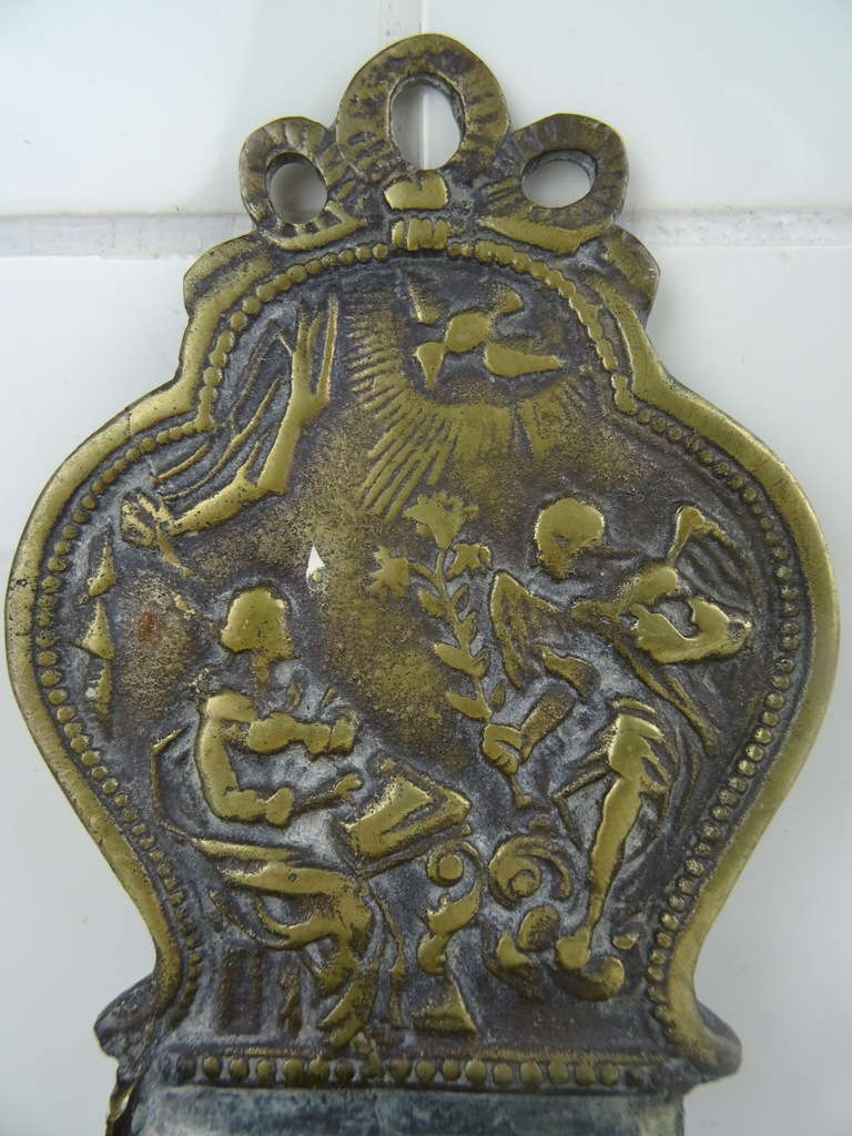 Antiek bronzen wijwatervat ca 1780
