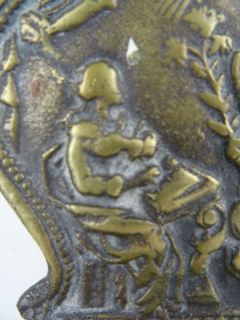 Antiek bronzen wijwatervat ca 1780