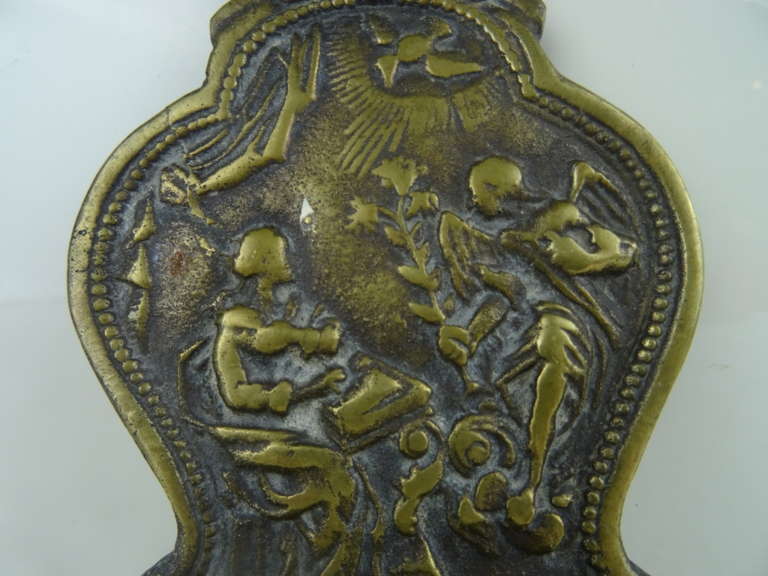 Antiek bronzen wijwatervat ca 1780
