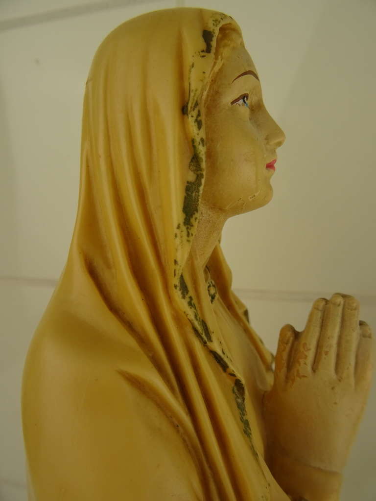 Antiek Mariabeeld Brevete SGDG