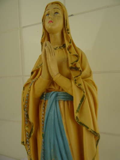 Antiek Mariabeeld Brevete SGDG