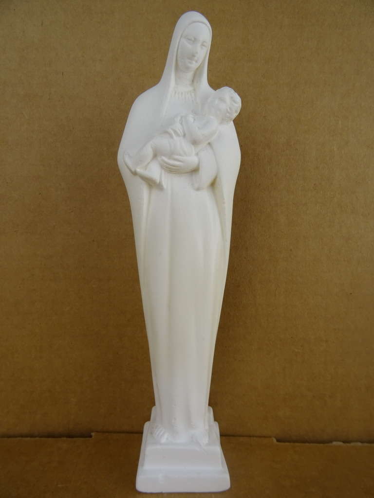 Antiek Frans Mariabeeldje