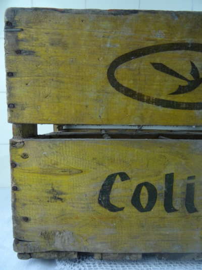 Vintage houten Colibri Limonade krat