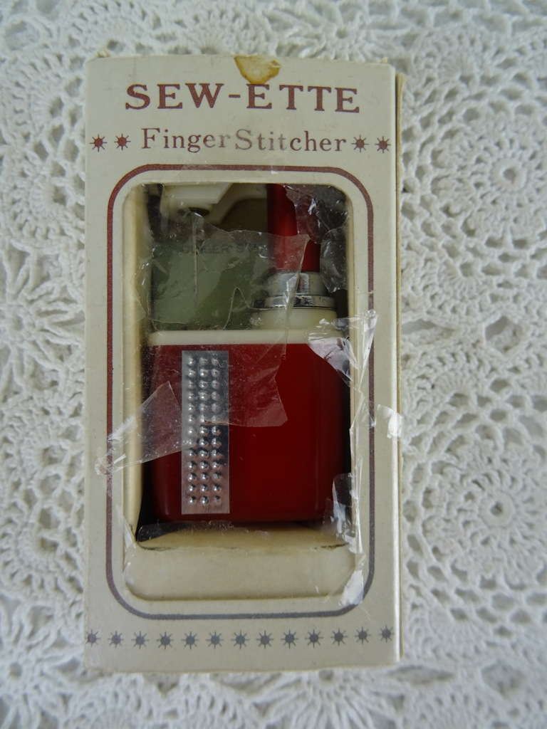 Vintage Sew-ette finger stitcher