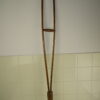 Antieke houten kruk