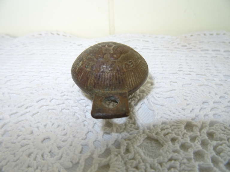 Antieke bronzen kattenbel