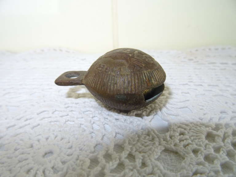 Antieke bronzen kattenbel