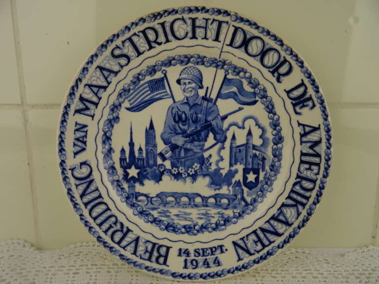 Herdenkingsbord Bevrijding Maastricht