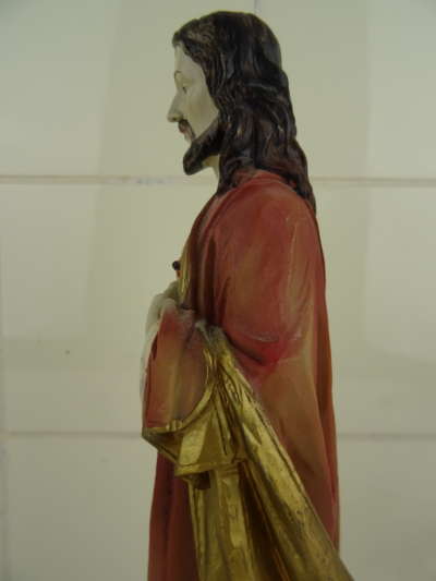 Antiek Heilig Hart beeld Jezus Christus