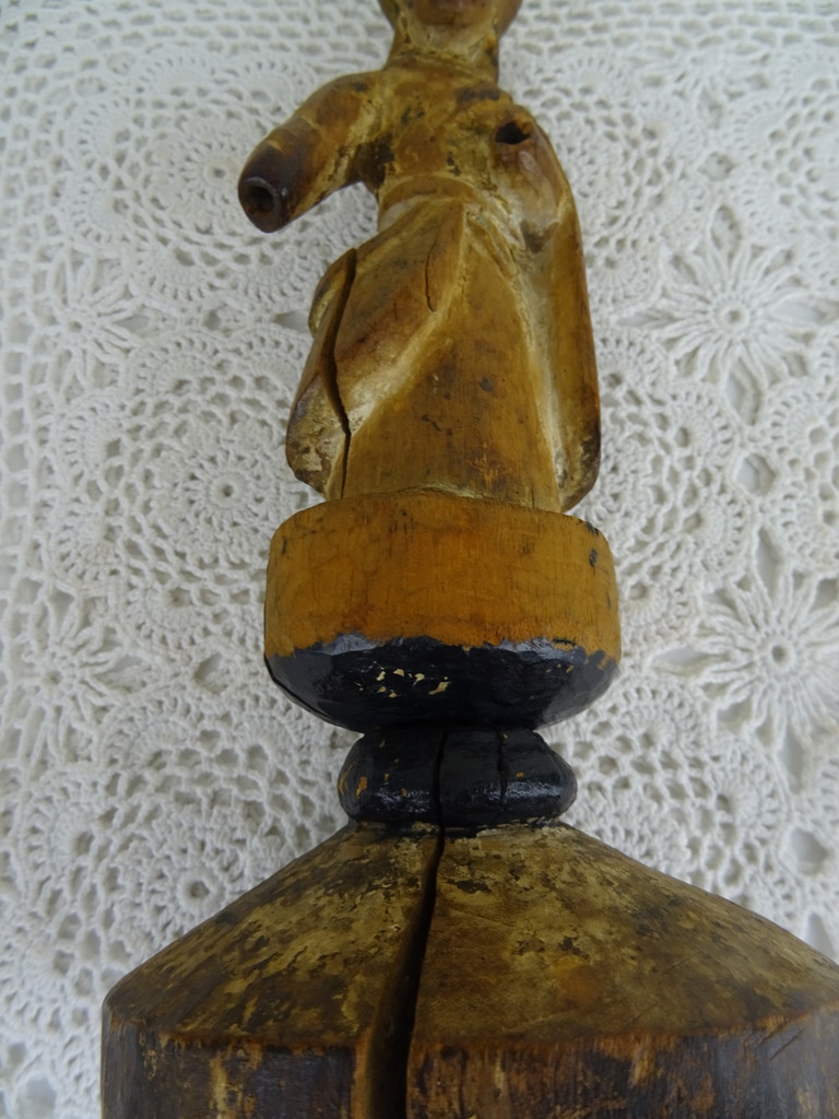 Houten beeldje Heilige man uit circa 1800 - Afbeelding 16