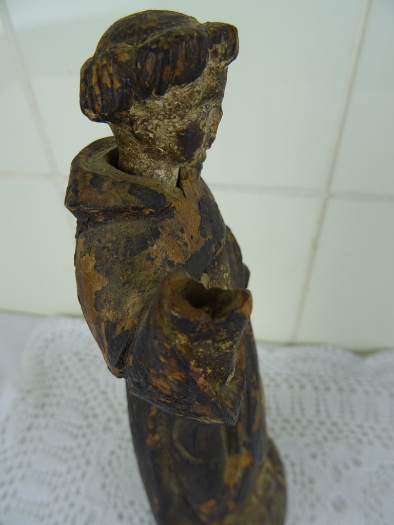 Houten beeldje monnik uit circa 1750 - Afbeelding 25