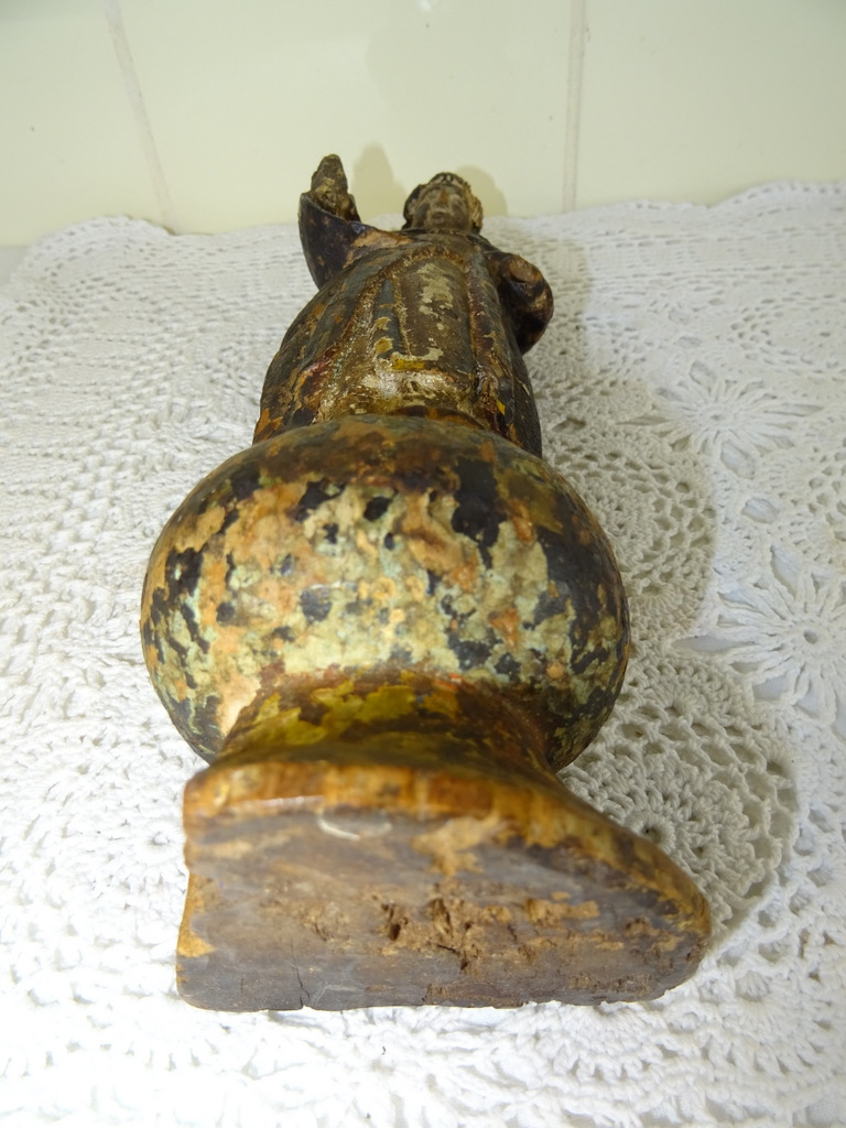 Houten beeldje monnik uit circa 1750 - Afbeelding 28