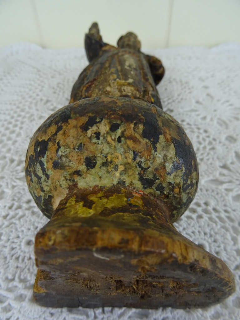 Houten beeldje monnik uit circa 1750 - Afbeelding 29