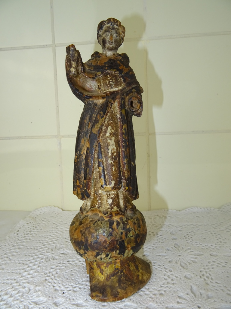 Houten beeldje monnik uit circa 1750 - Afbeelding 35