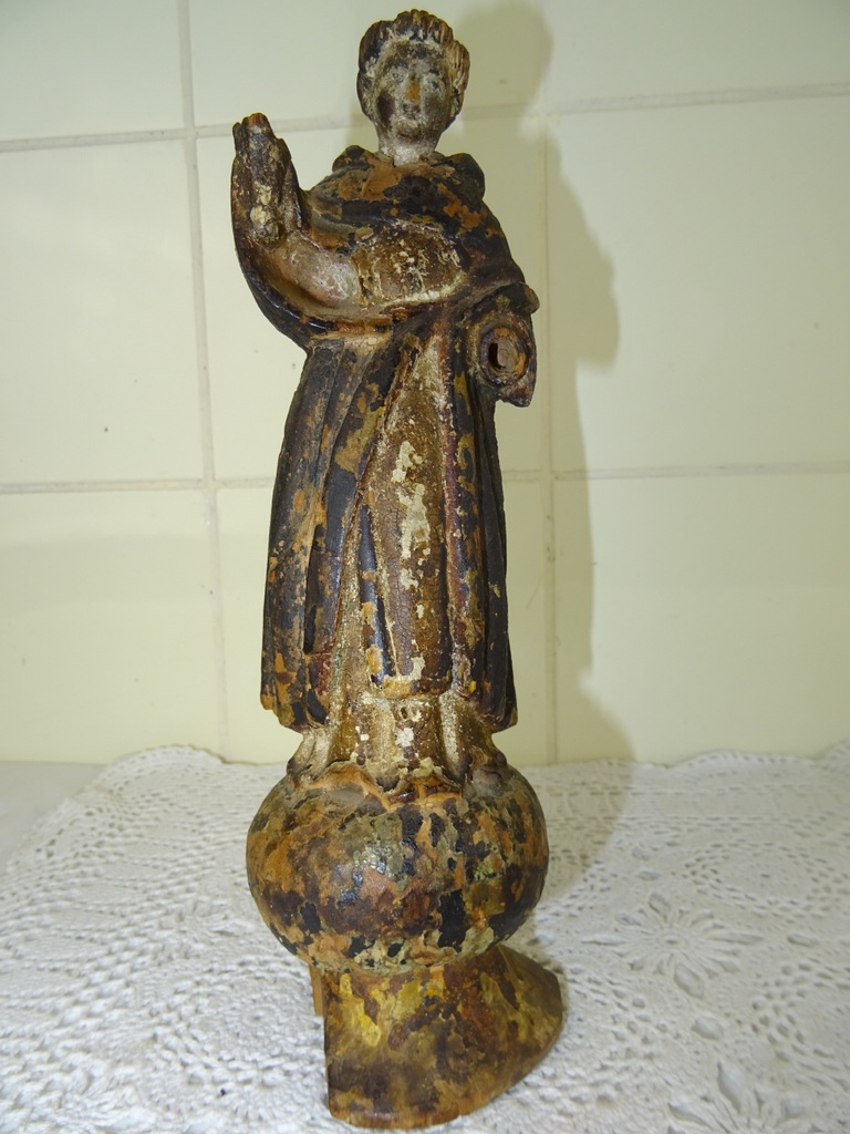 Houten beeldje monnik uit circa 1750 - Afbeelding 36