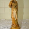 Antiek Houten beeldje Heilige Maria
