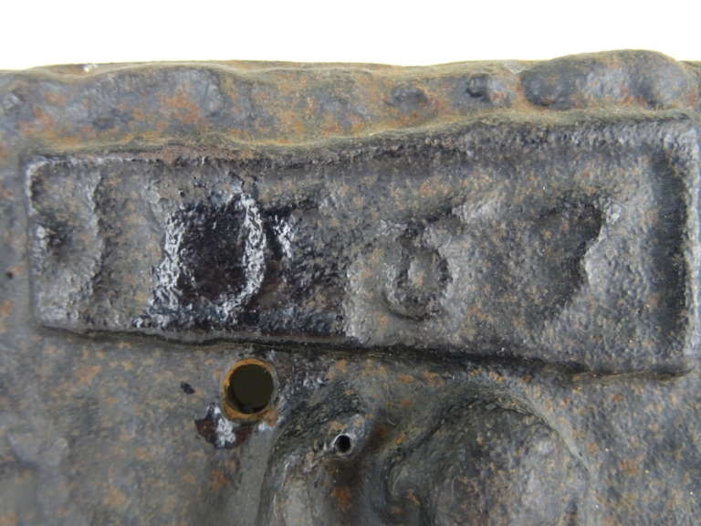 Alternative view of Antieke haardplaat Heilige Christoffel 1563