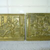 Antiek bronzen plaquettes